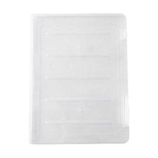 Clear File Storage Box, Portable Document Holder, 6.57 by 9.44 Inches