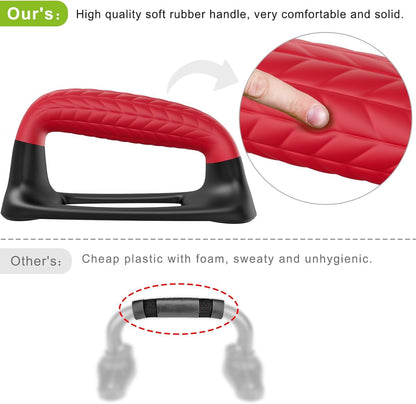 Push-Up Bars with Cushioned Grips, Non-Slip Stands for Floor Training - Image 2