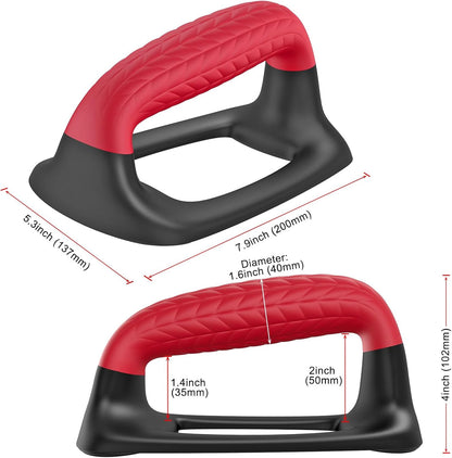 Push-Up Bars with Cushioned Grips, Non-Slip Stands for Floor Training - Image 4