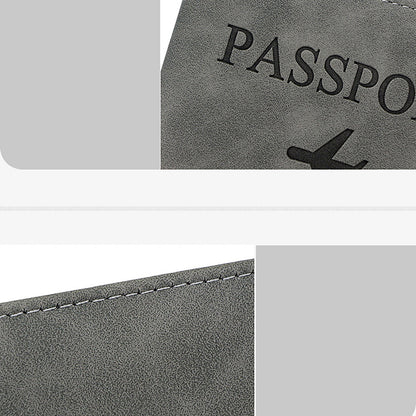 Passport Holder with Blocking Lining, Faux Leather Travel Wallet in Green - Image 4
