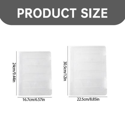 Clear File Storage Box, Portable Document Holder, 6.57 by 9.44 Inches - Image 3