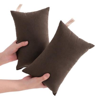 Mini Travel Pillows, Set of 2 Microfiber Cushions, 11 by 7 Inches - Image 4