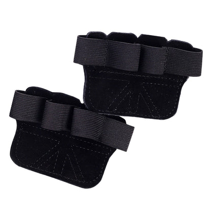 Weight Lifting Grip Pads, Four-Finger Palm Protectors, One Pair