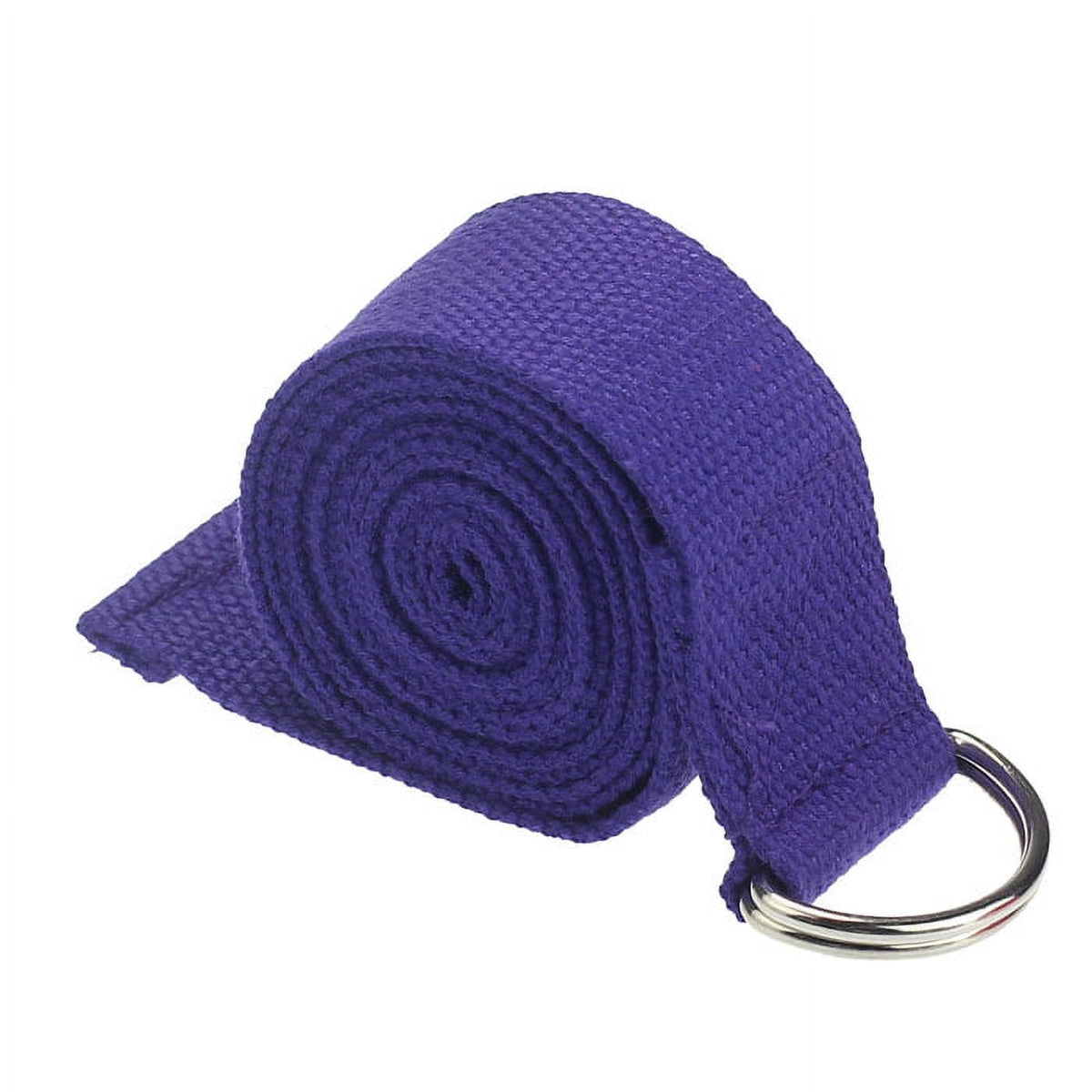 Yoga Stretch Strap with D-Ring Buckle, 180 cm Cotton Band for Flexibility