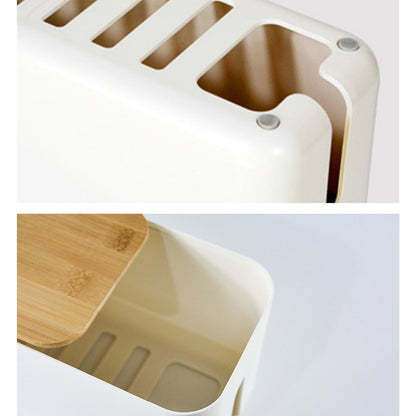 Cable Management Box with Lid, ABS, 11.6 x 4.3 x 4.4 Inches - Image 6