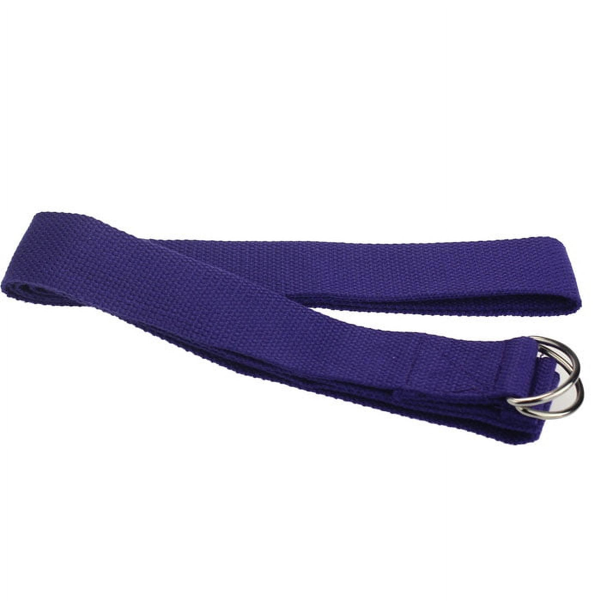 Yoga Stretch Strap with D-Ring Buckle, 180 cm Cotton Band for Flexibility - Image 2
