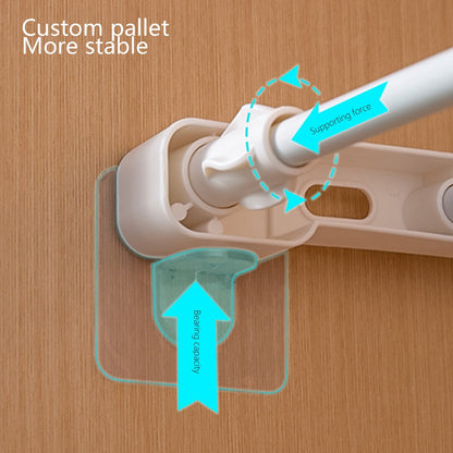 Adjustable Wardrobe Shelf Divider, Telescopic Closet Partition in White - Image 4