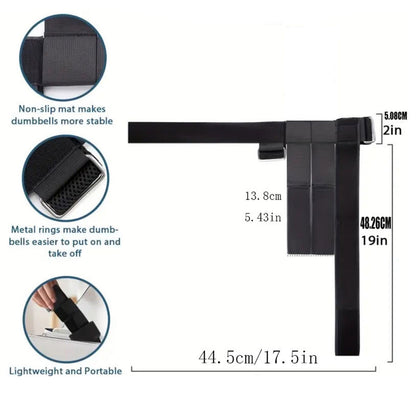 Foot Attachment for Dumbbells, Tibialis and Leg Extension Strap, 48 by 44.5 cm - Image 4
