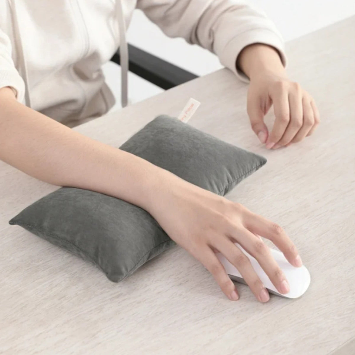 Mini Travel Pillows, Set of 2 Microfiber Cushions, 11 by 7 Inches - Image 6