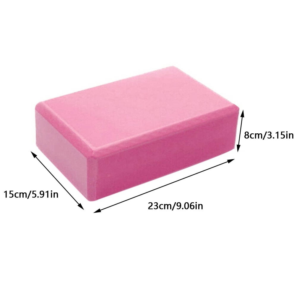 Yoga Block in High-Density EVA Foam, 23 by 15 by 8 cm Support Brick - Image 2
