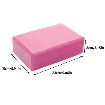 Yoga Block in High-Density EVA Foam, 23 by 15 by 8 cm Support Brick - Image 2