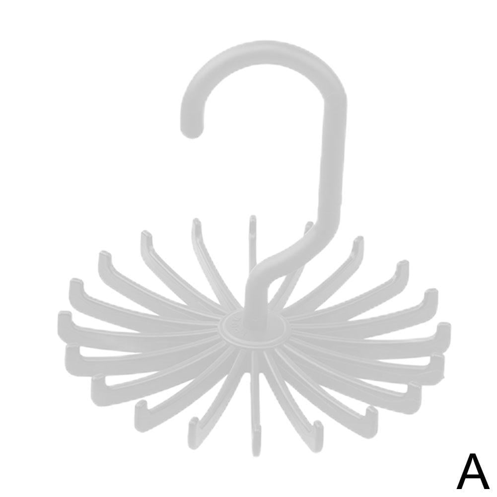 Scarf and Tie Hanger in Plastic, Compact Closet Rack 4.1 Inches Wide - Image 4