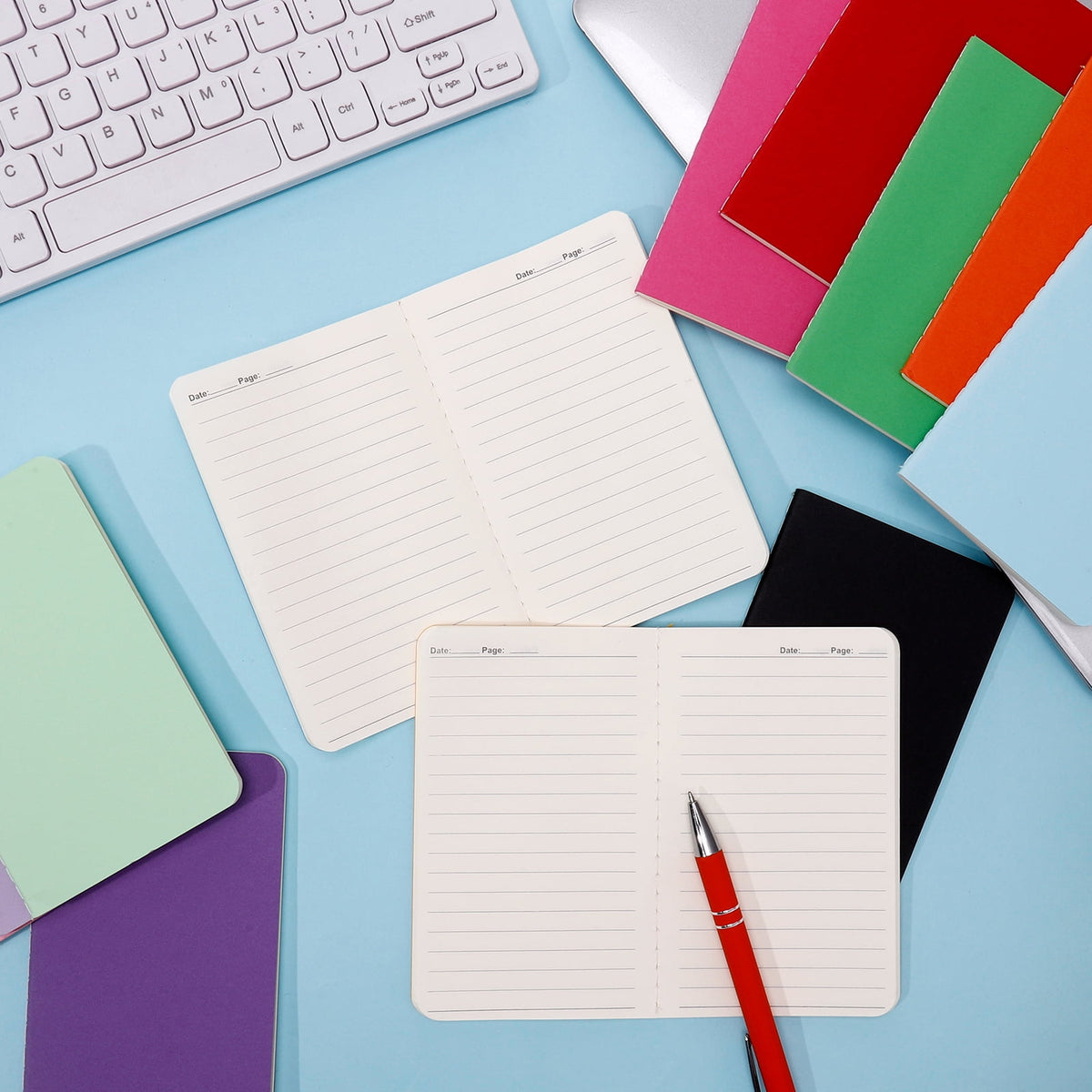 Pocket Notebooks, 12-Pack of A6 Lined Journals with 60 Pages Each - Image 5