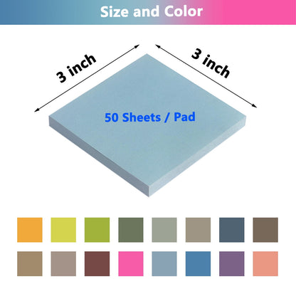 Pop-Up Sticky Notes, 16 Pads of 3 by 3 Inch Memo Sheets in Assorted Colours - Image 3