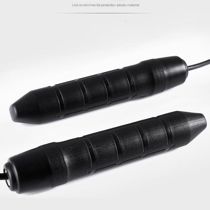 Speed Jump Rope, 10 Foot Adjustable Cable with Bearing Handles, Black - Image 6
