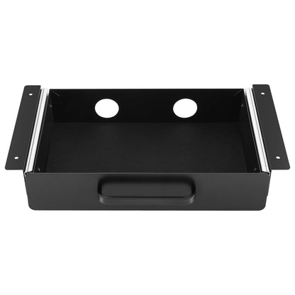 Under-Desk Pull-Out Drawer, 15 by 9 by 3 Inch Steel Tray with Felt Lining - Image 6