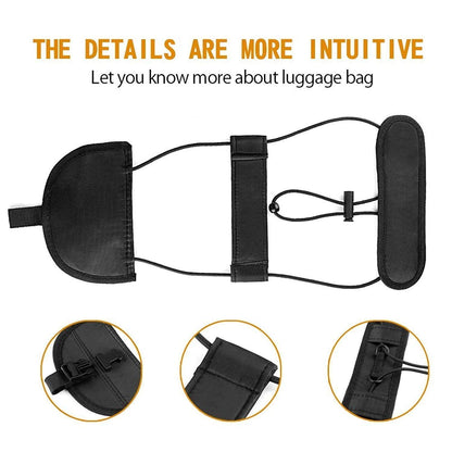 Luggage Bungee Strap, Adjustable Add-a-Bag Belt for Suitcase Handles - Image 4