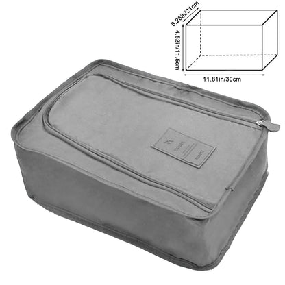 Travel Shoe Bag, Zip Pouch for Packing Shoes in a Suitcase, 11.8 by 8.3 Inches - Image 3