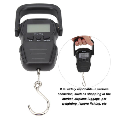 Digital Luggage Scale, Handheld Hanging Scale up to 110 lb with Backlit Screen - Image 5