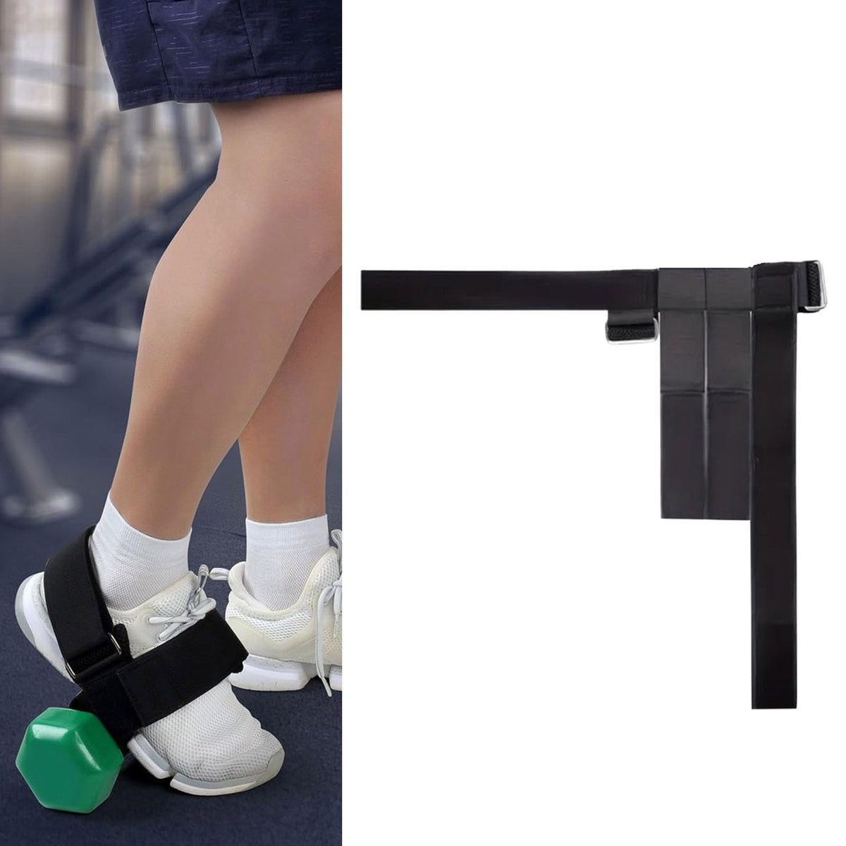 Foot Attachment for Dumbbells, Tibialis and Leg Extension Strap, 48 by 44.5 cm - Image 3