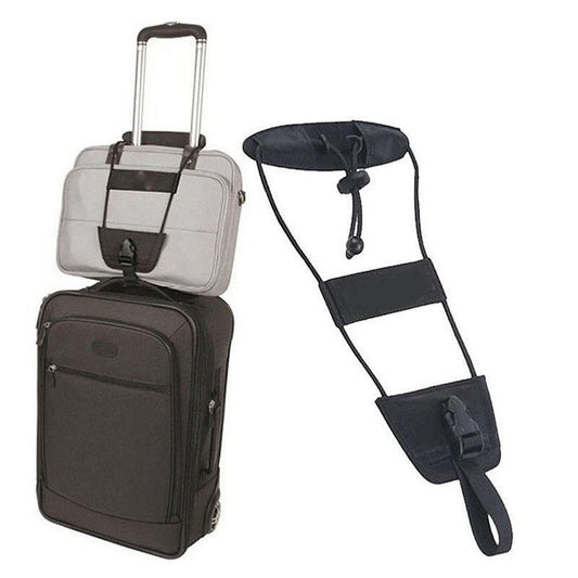 Luggage Bungee Strap, Adjustable Add-a-Bag Belt for Suitcase Handles - Image 2