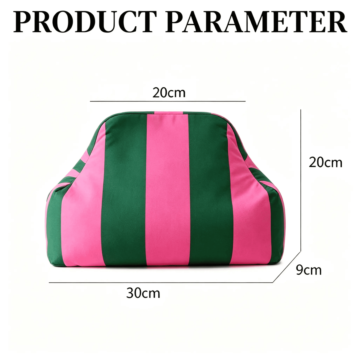 Knitted Dumpling Pouch with Magnetic Closure, Soft Makeup and Travel Clutch - Image 2